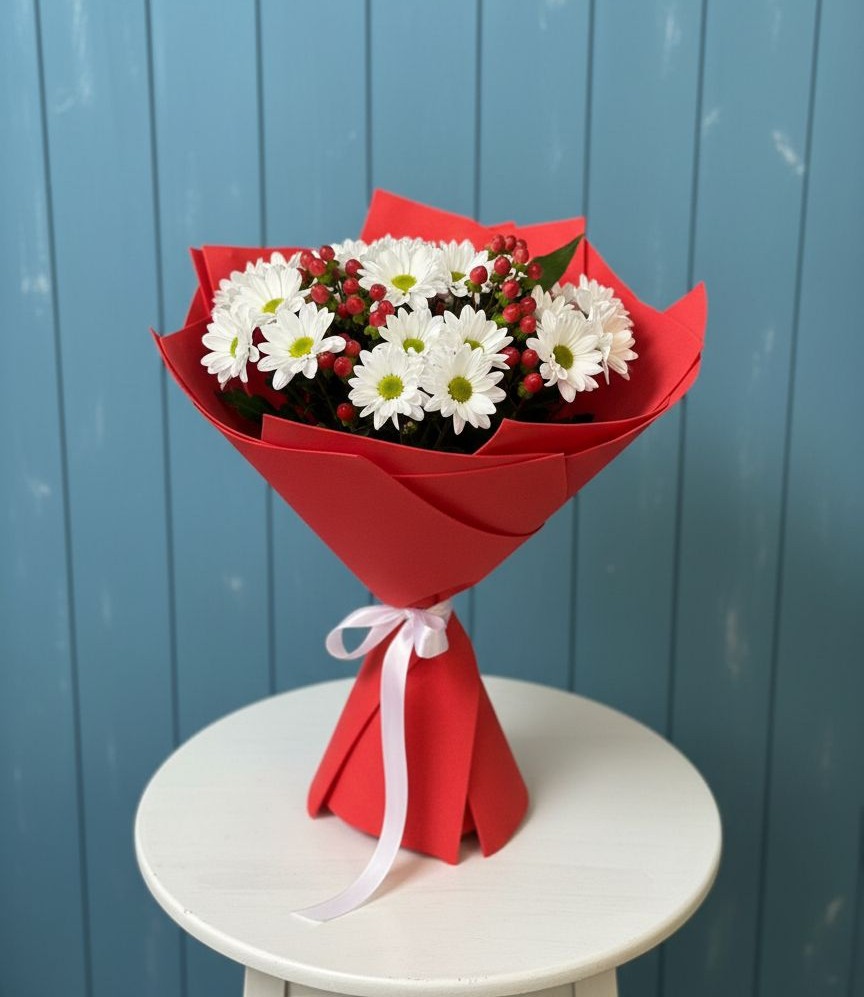 Букет цветов из: Хризантемы в Пречистое