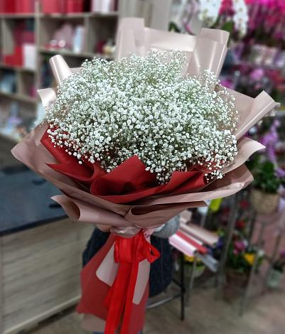 Букет цветов из: Гипсофила в Пречистое
