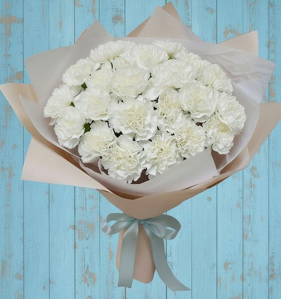 Букет цветов из: Гвоздики в Пречистое