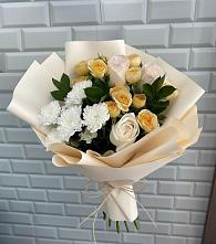 Букет цветов из:  Розы и Хризантемы в Пречистое