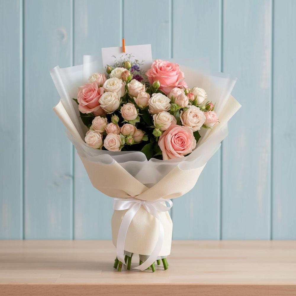 Букет цветов из: Розы в Пречистое