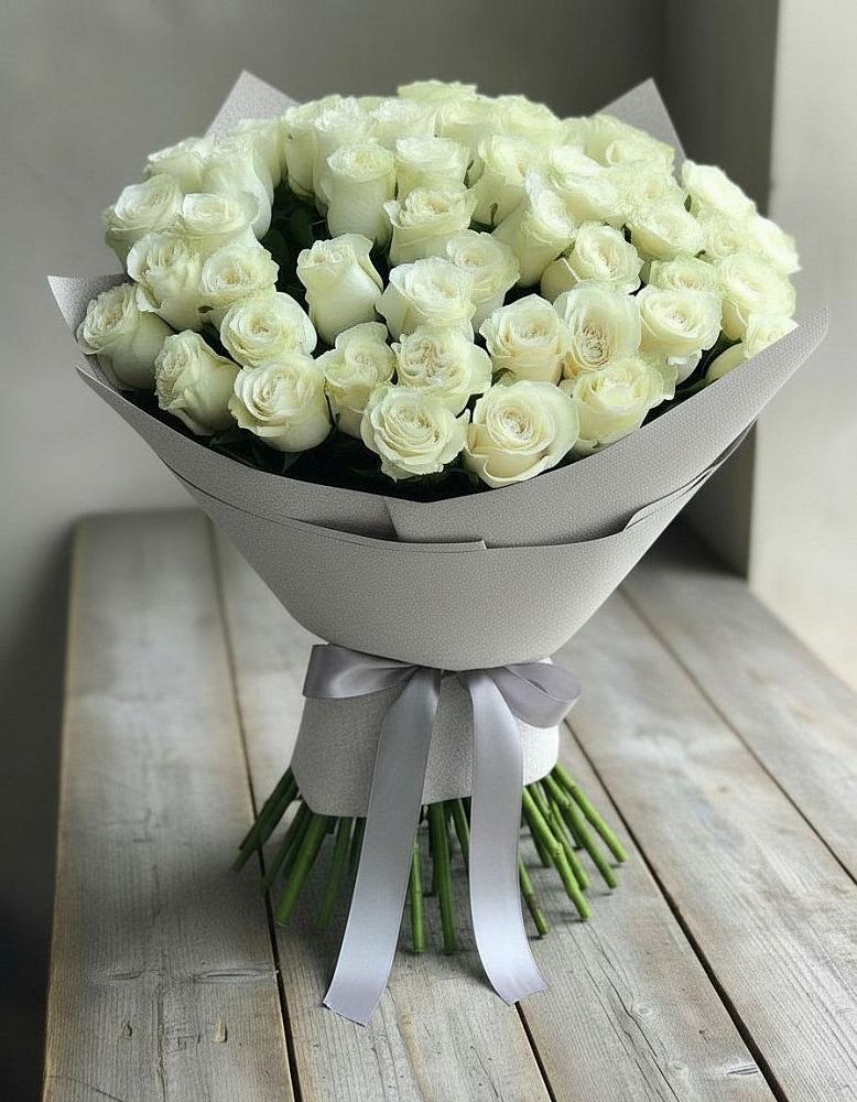 Букет 35 Белых роз в Пречистое