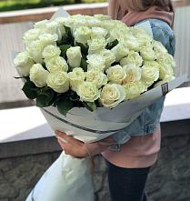Букет 35 Белых роз #REPLACE_PRED# Пречистое