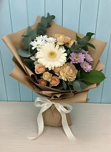 Букет цветов из:  Герберы и Хризантемы в Пречистое