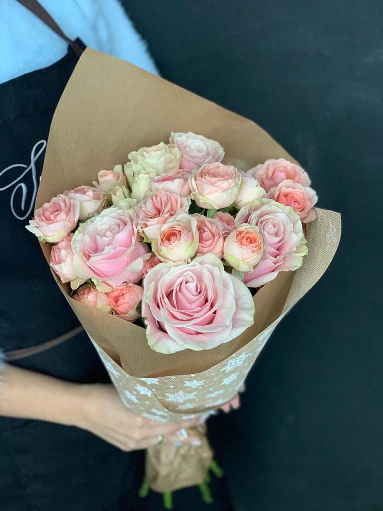 Букет цветов из: Хризантемы и Розы в Пречистое